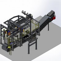 Modélisation 3d machine nettoyage anodes